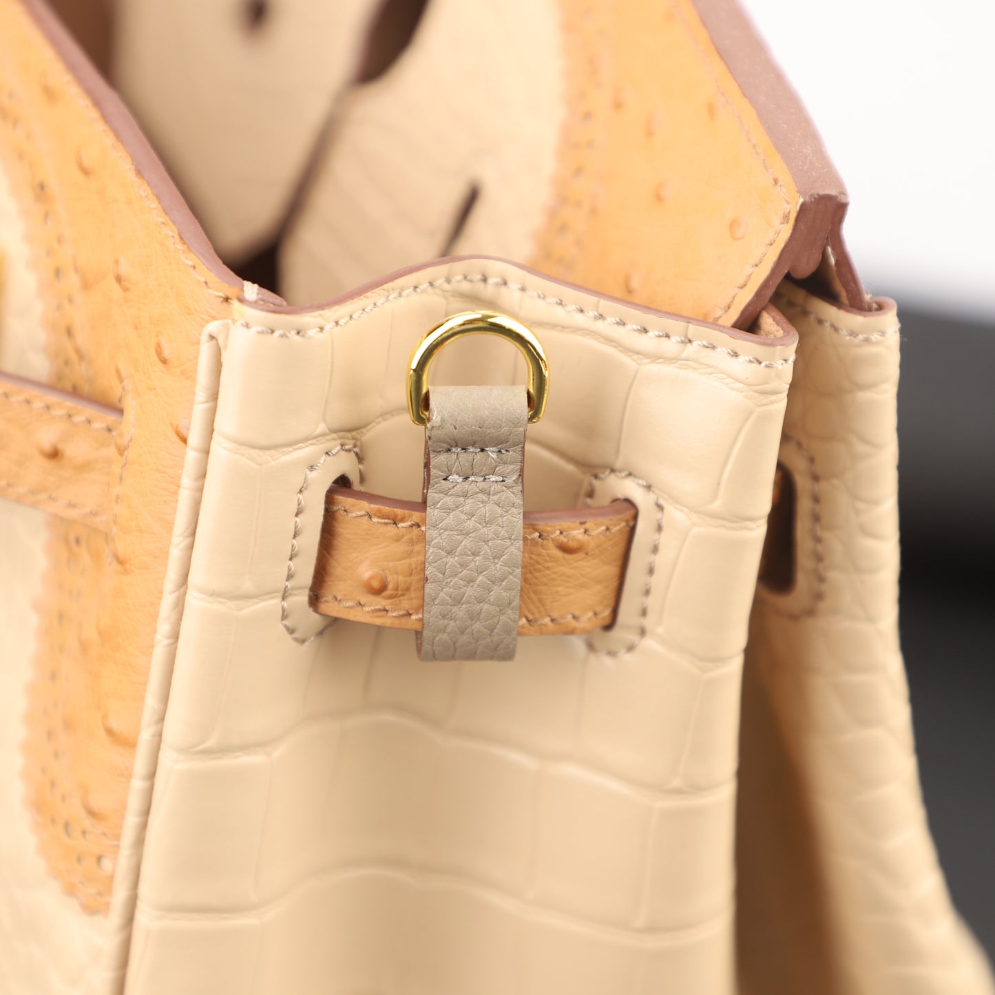 Epsom Leather,Swift Leather,Togo leather,small leather goods Birkin/Kelly Pochette Rings Connect the Shoulder bag Strap