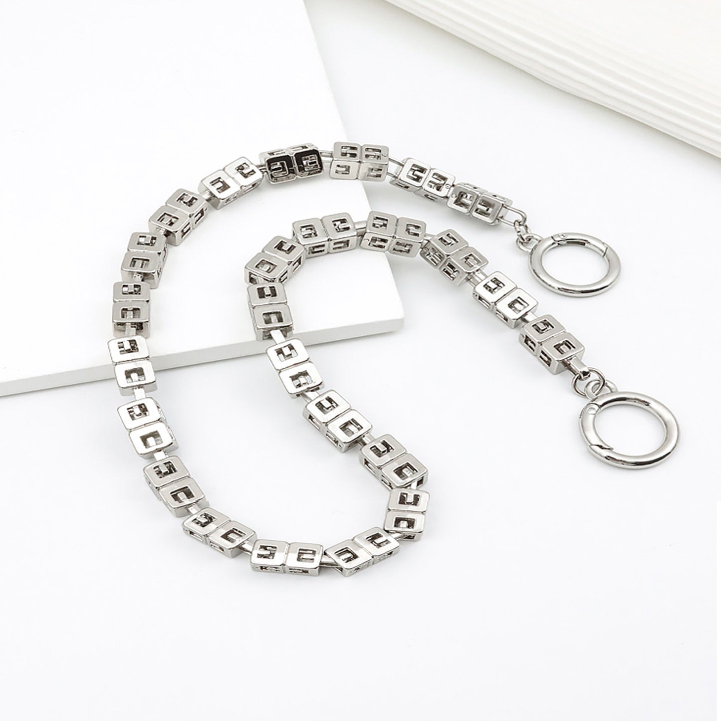 Luxury Chain Shoulder Strap for Handbags – Adjustable Replacement Strap for Crossbody & Shoulder Bags