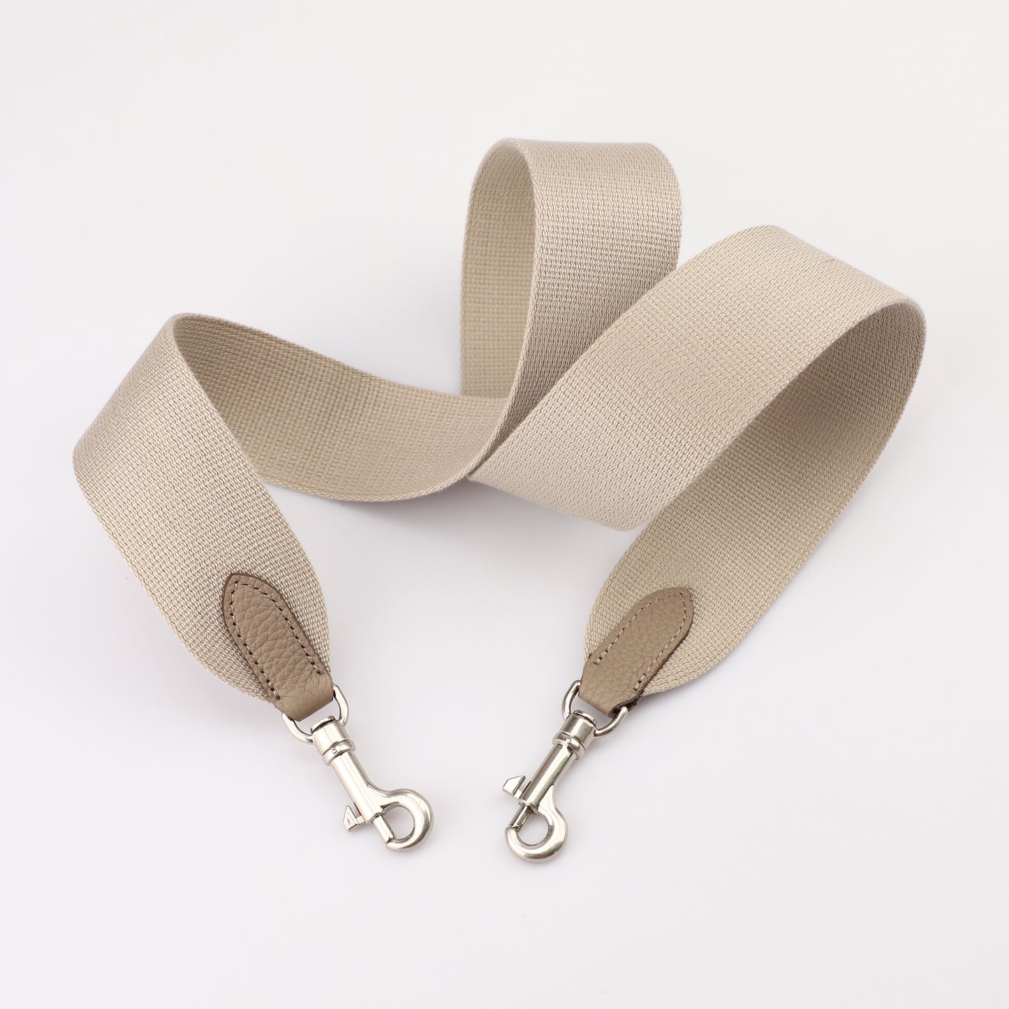 2" Width pure color Canvas with Celemence Leather cross body strap, Shoulder canvas bag strap,Guitar strap,purse strap,replacement straps