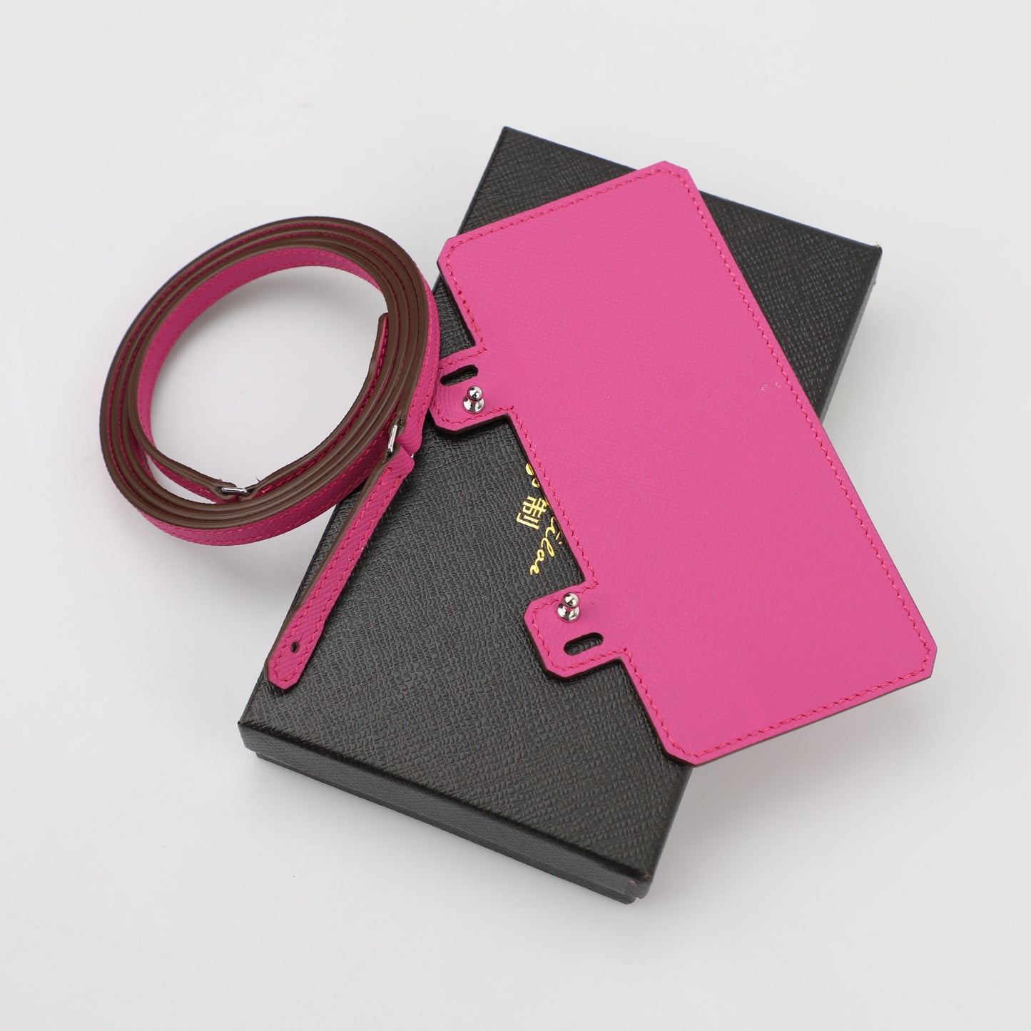 Handmade Leather shoulder wallet strap for Kelly Long wallet and constance long wallet,crossbody strap for long wallet,Leather wallet strap
