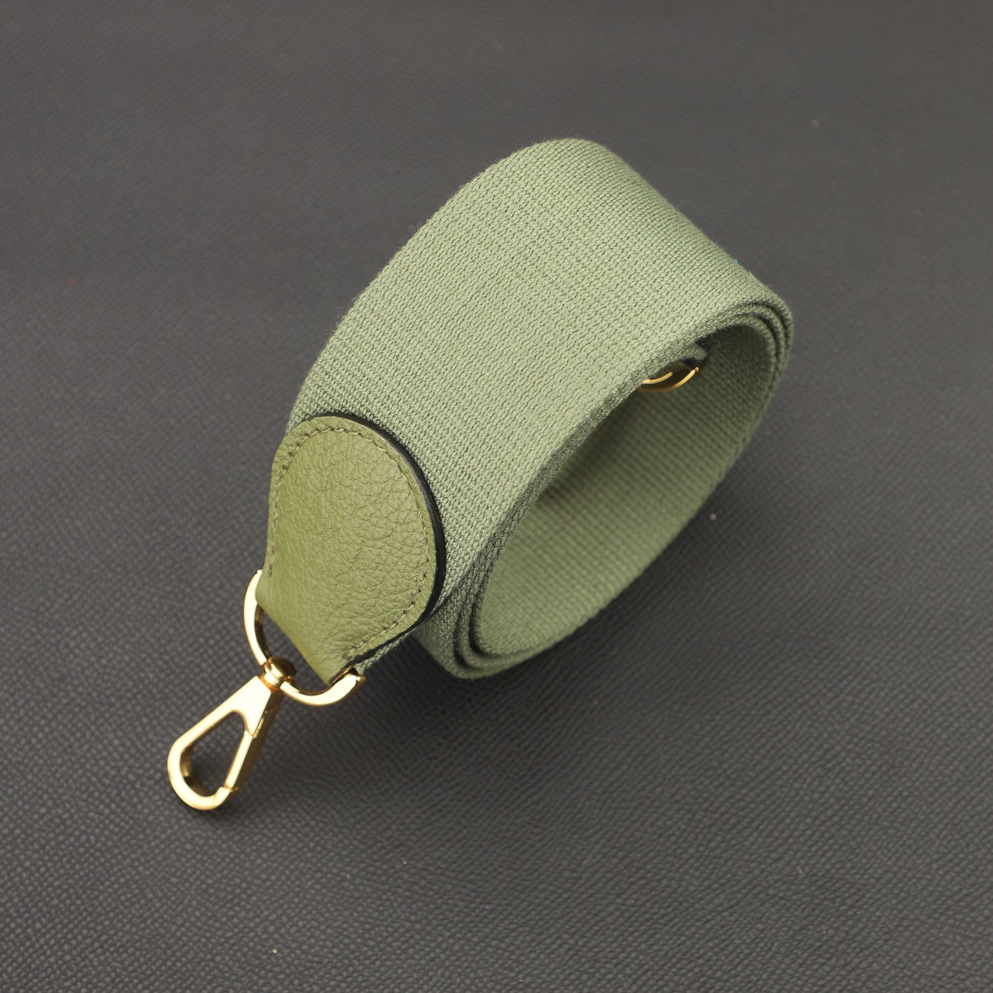 50mm Width pure color Canvas with Celemence Leather bag strap for Evelyn bag, Shoulder canvas bag strap,Guitar strap,purse strap