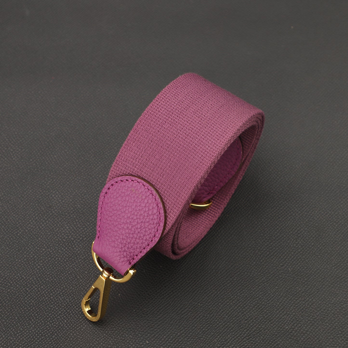 50mm Width pure color Canvas with Celemence Leather bag strap for Evelyn bag, Shoulder canvas bag strap,Guitar strap,purse strap