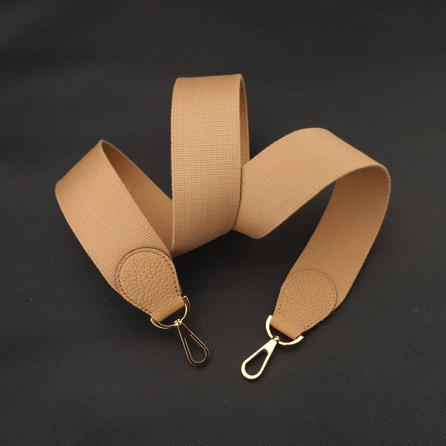 50mm Width pure color Canvas with Celemence Leather bag strap for Evelyn bag, Shoulder canvas bag strap,Guitar strap,purse strap