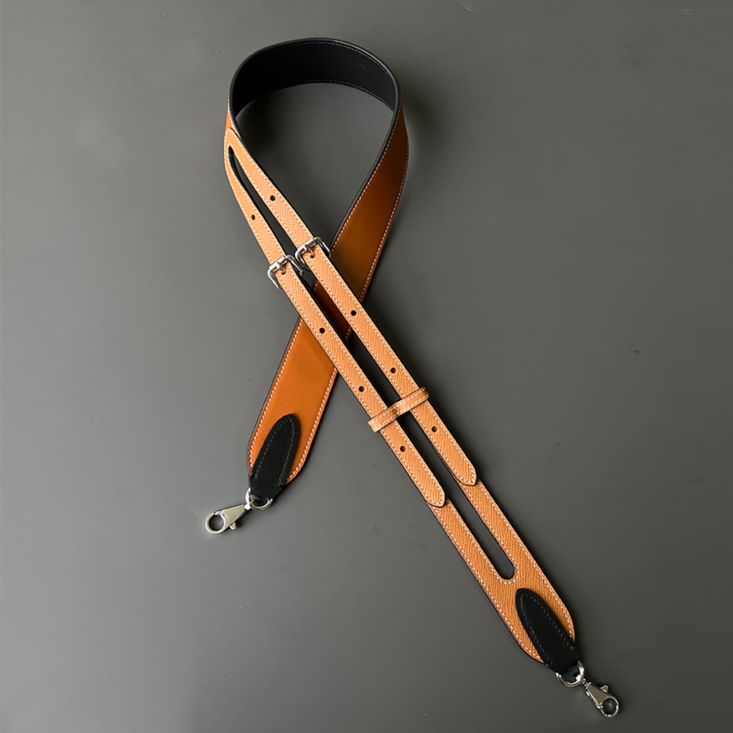 Handmade Genuine Leather Wide Adjustable Shoulder Strap for Kelly & Evelyne Bags – Crossbody & Replacement Strap