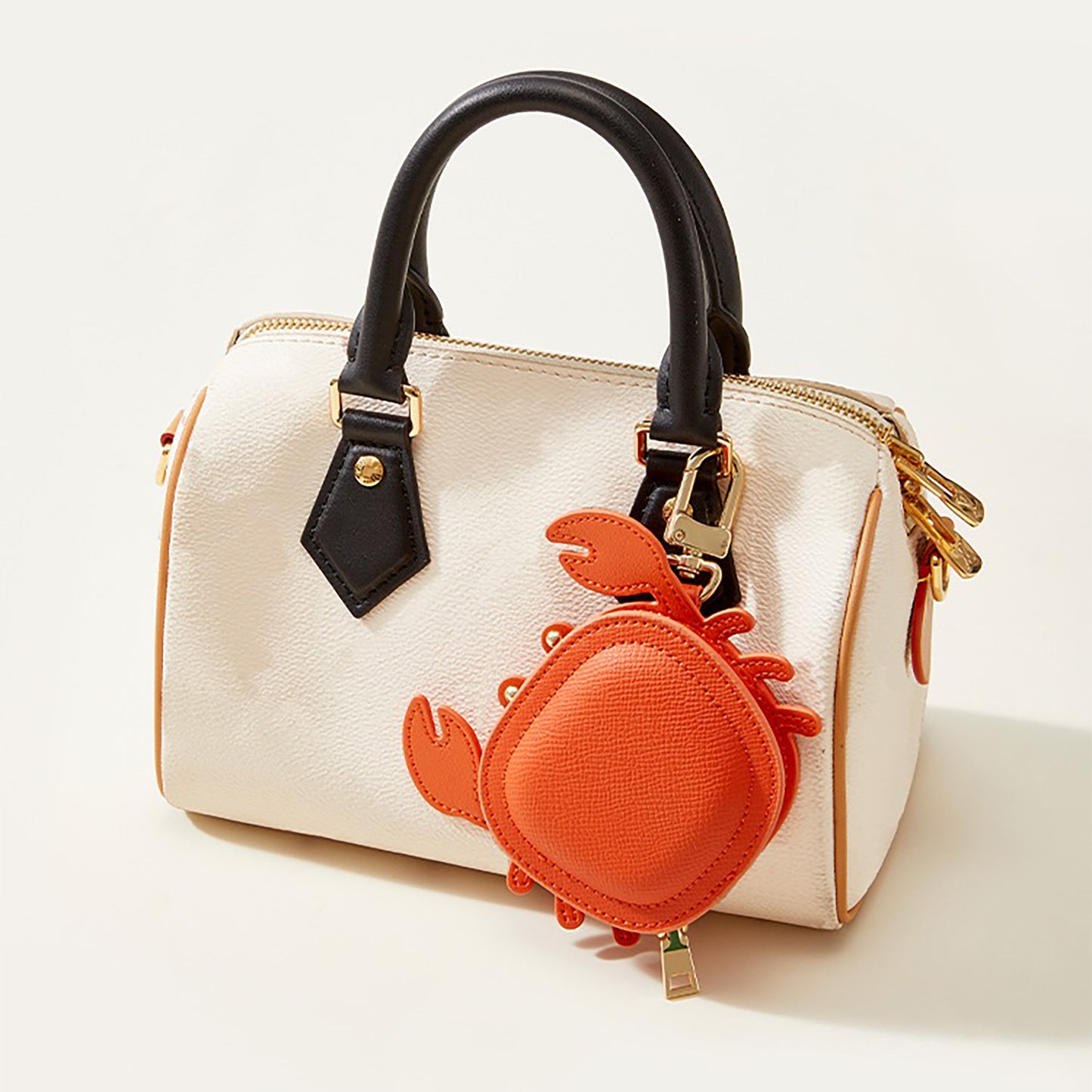 Crap charm, genuine leather coin purse, headphone bag pendant, cute accessory for bags and backpacks, creative and exquisite.