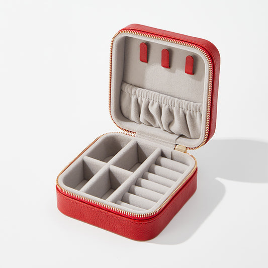 Premium Leather Jewelry Box - Earrings, Necklaces, Large Capacity