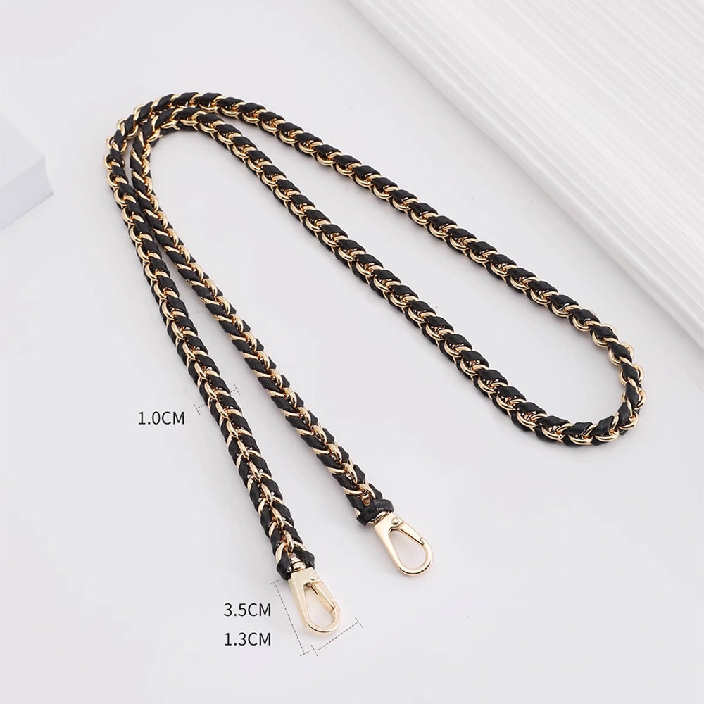 Handcrafted Genuine Leather Chain Strap for Speedy 18/20 - Shoulder & Crossbody Bag Accessory, Premium Leather Chain for Bag Makeover