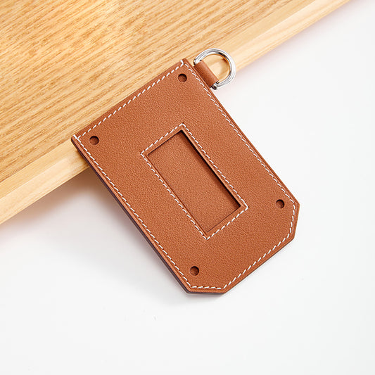 Slim & Compact Genuine Leather Card Holder – Elegant Unisex ID and Card Case, Perfect for Daily Use