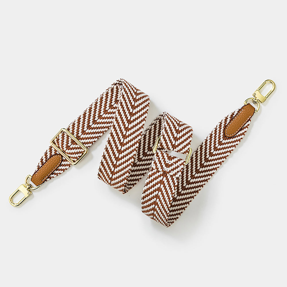 3.8cm Vintage Boho Adjustable Colorful Woven Bag Strap – Versatile & Stylish Backpack Replacement Strap