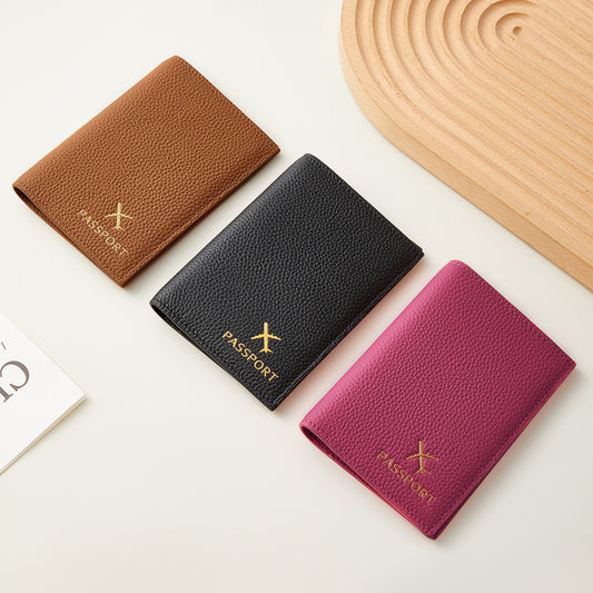 Genuine Leather Passport Holder & Multi-Function Travel Wallet - Travel Card Holder, Document Organizer, Coin Purse, Perfect for International Trips