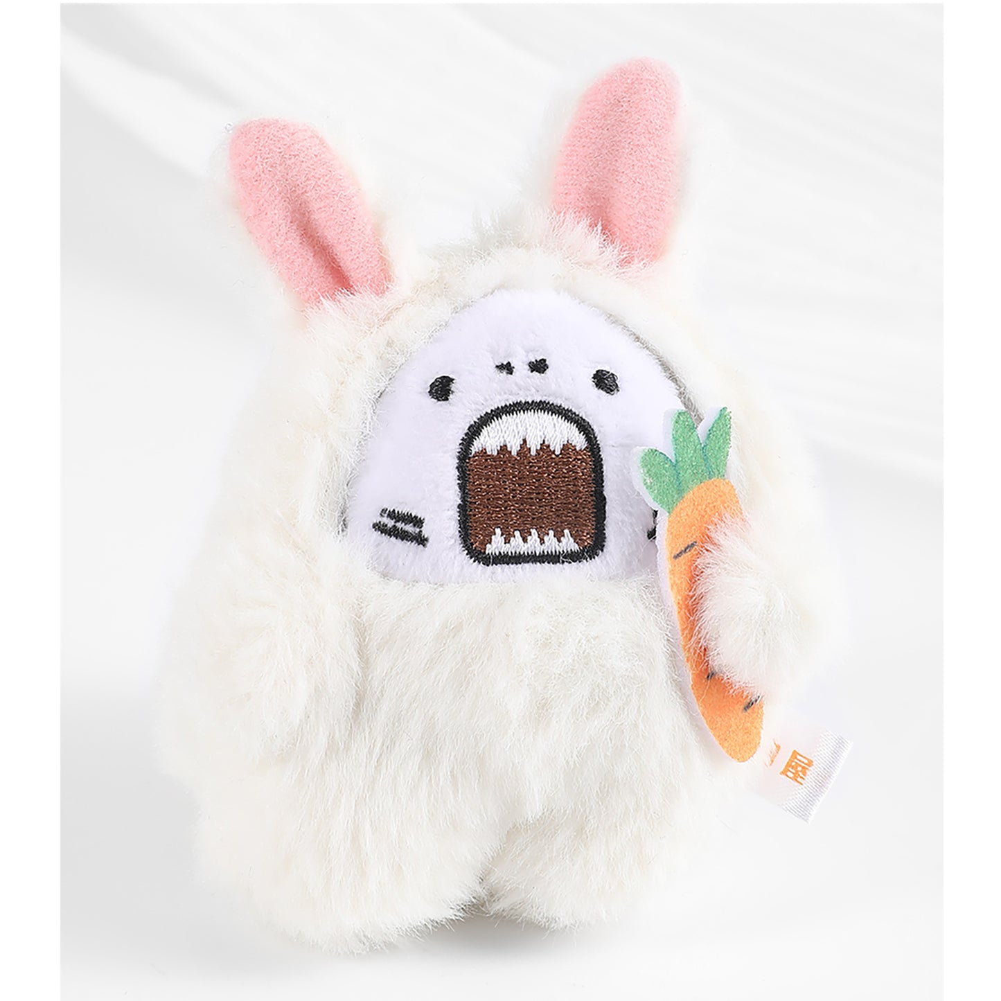 Irritable Shark Rabbit Keychain Plush Toy Bag Charm Small Doll Car Keychain