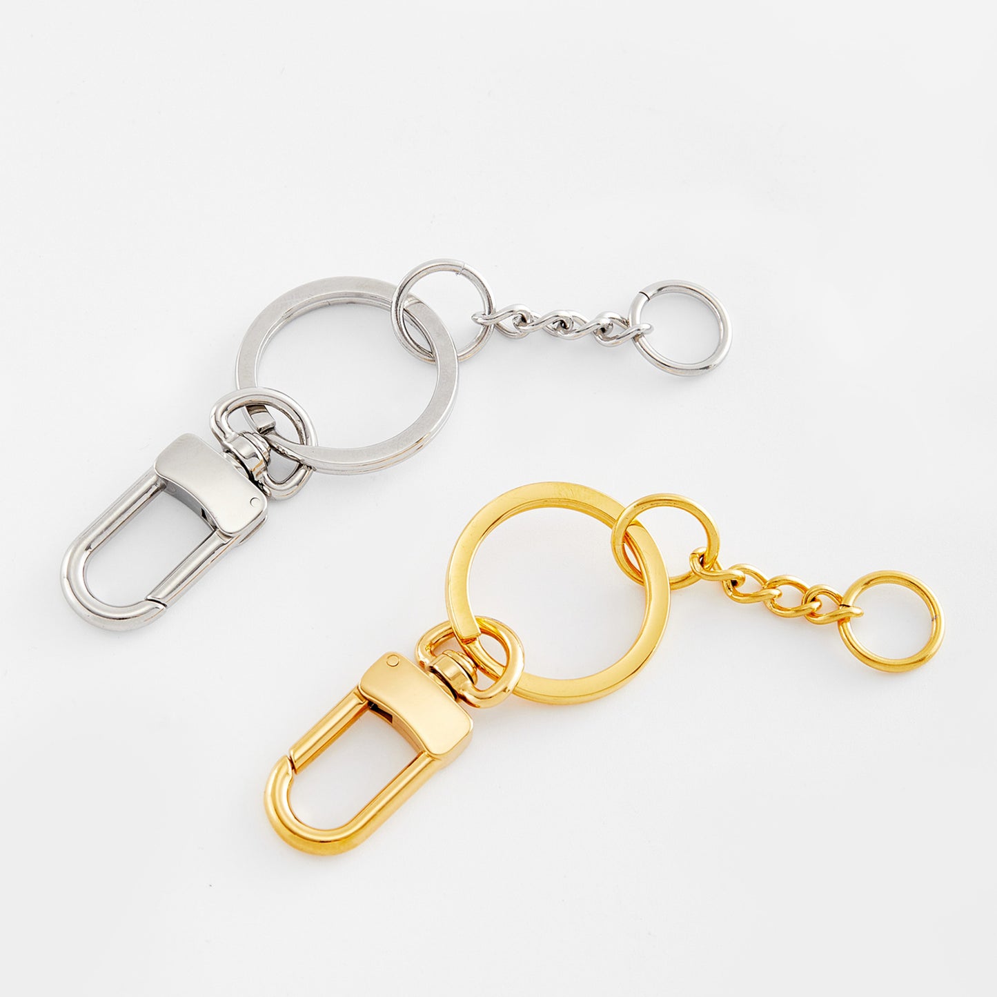 Keychain Ring Buckle Pendant, Keyring Replacement Chain, Multifunctional Connection Ring DIY Accessory