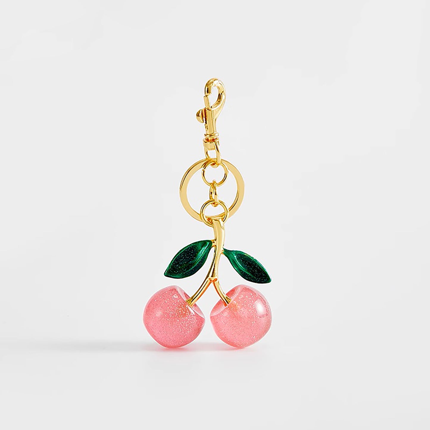 Cherry Pendant for Various Women's Bags, Exquisite Cherry Keychain Decoration for Bags,Strawberry-style Bag Pendant