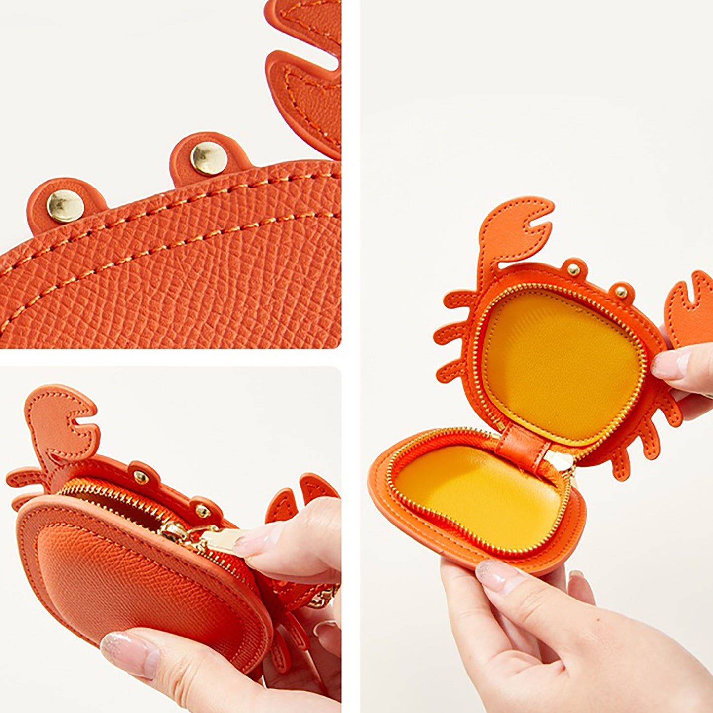 Crap charm, genuine leather coin purse, headphone bag pendant, cute accessory for bags and backpacks, creative and exquisite.