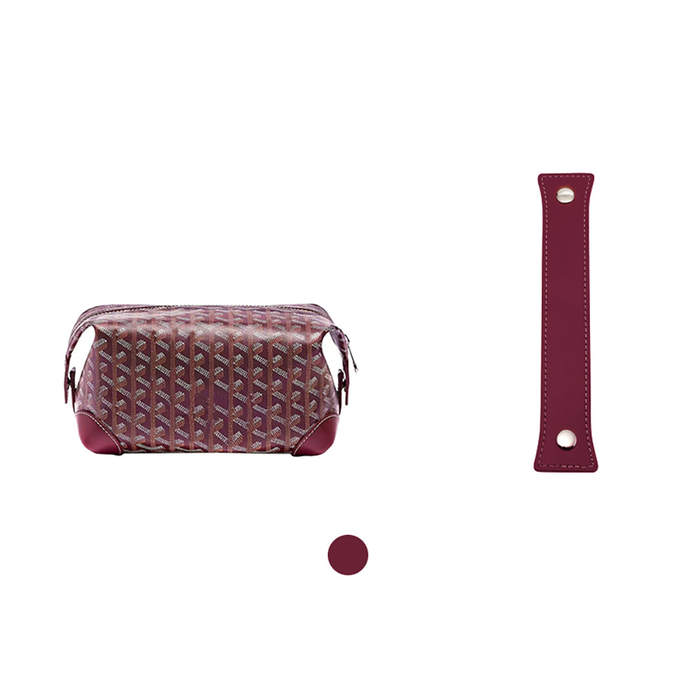 Genuine Leather Extension Handle for Bowling 25 Toiletry Bag – 3cm Width, 20cm Length