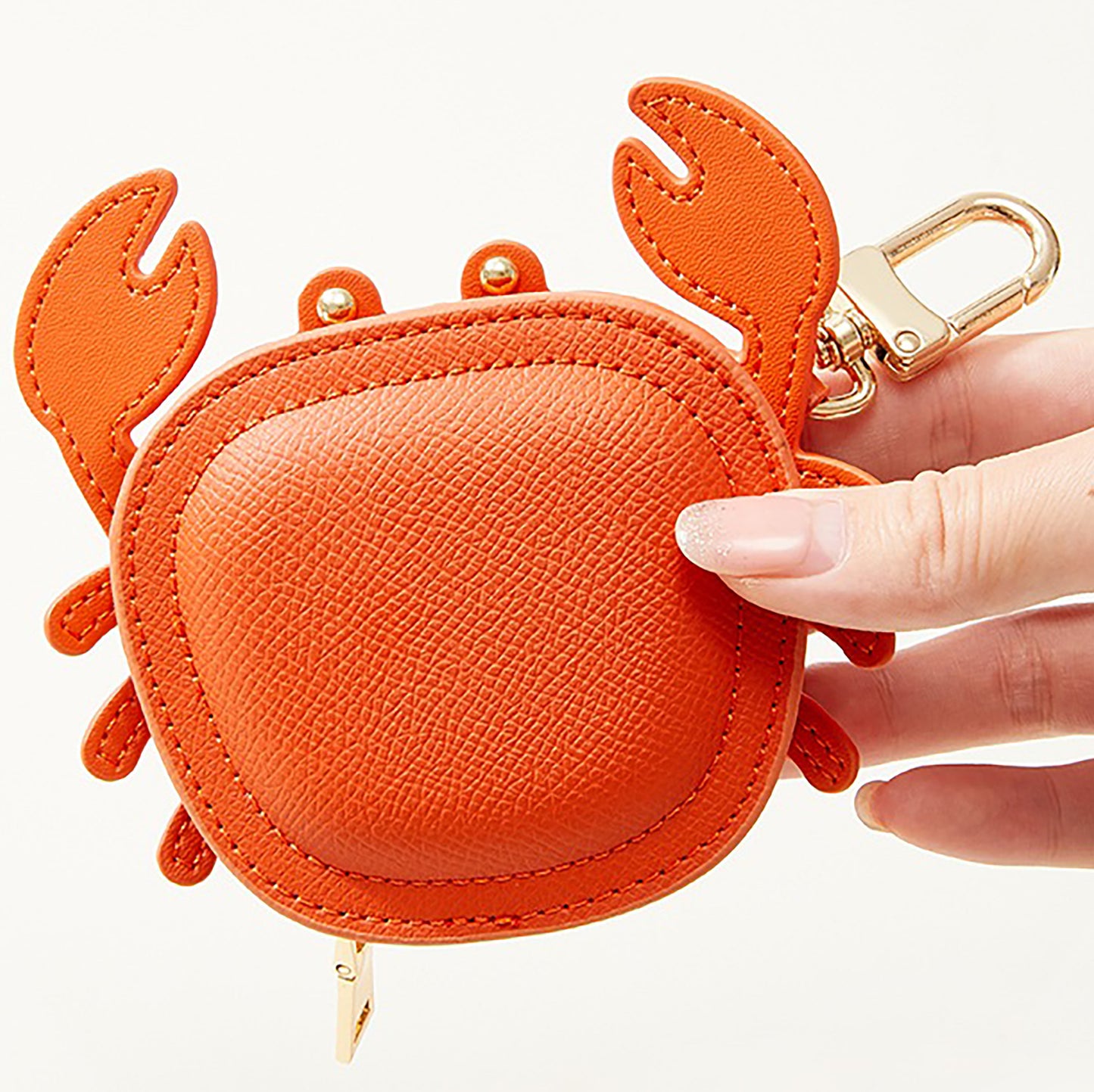 Crap charm, genuine leather coin purse, headphone bag pendant, cute accessory for bags and backpacks, creative and exquisite.