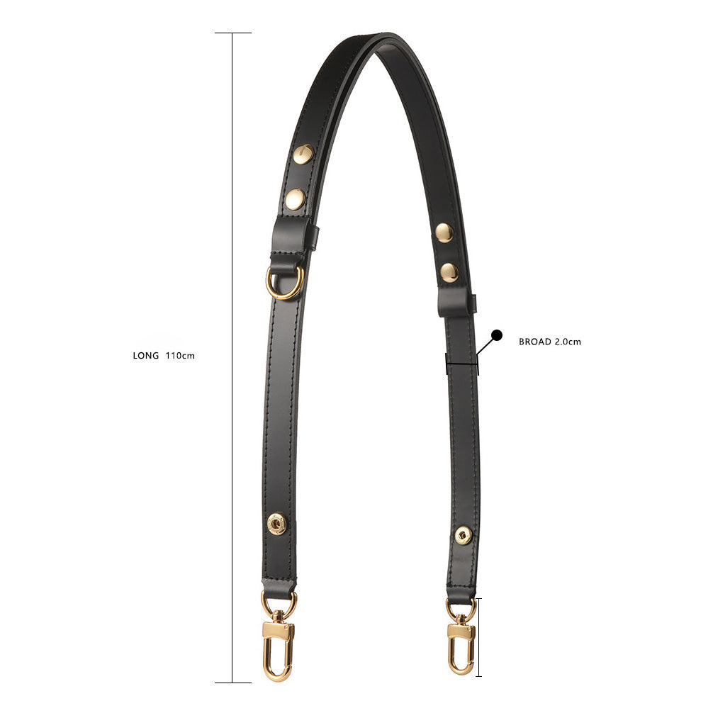 Handcrafted Adjustable Genuine Leather Strap for Crossbody, Shoulder, and Toiletry Bags – Premium Quality, Customizable Length