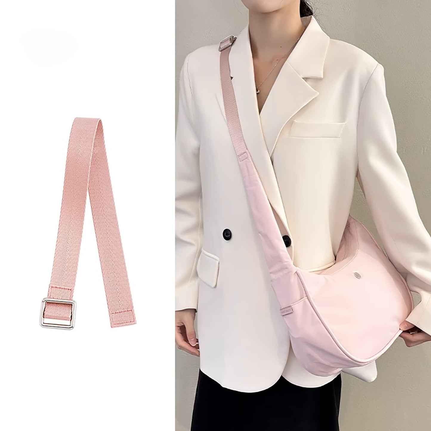 Underarm Bag Extension Strap, Bag Modification Shoulder Canvas Strap Accessory