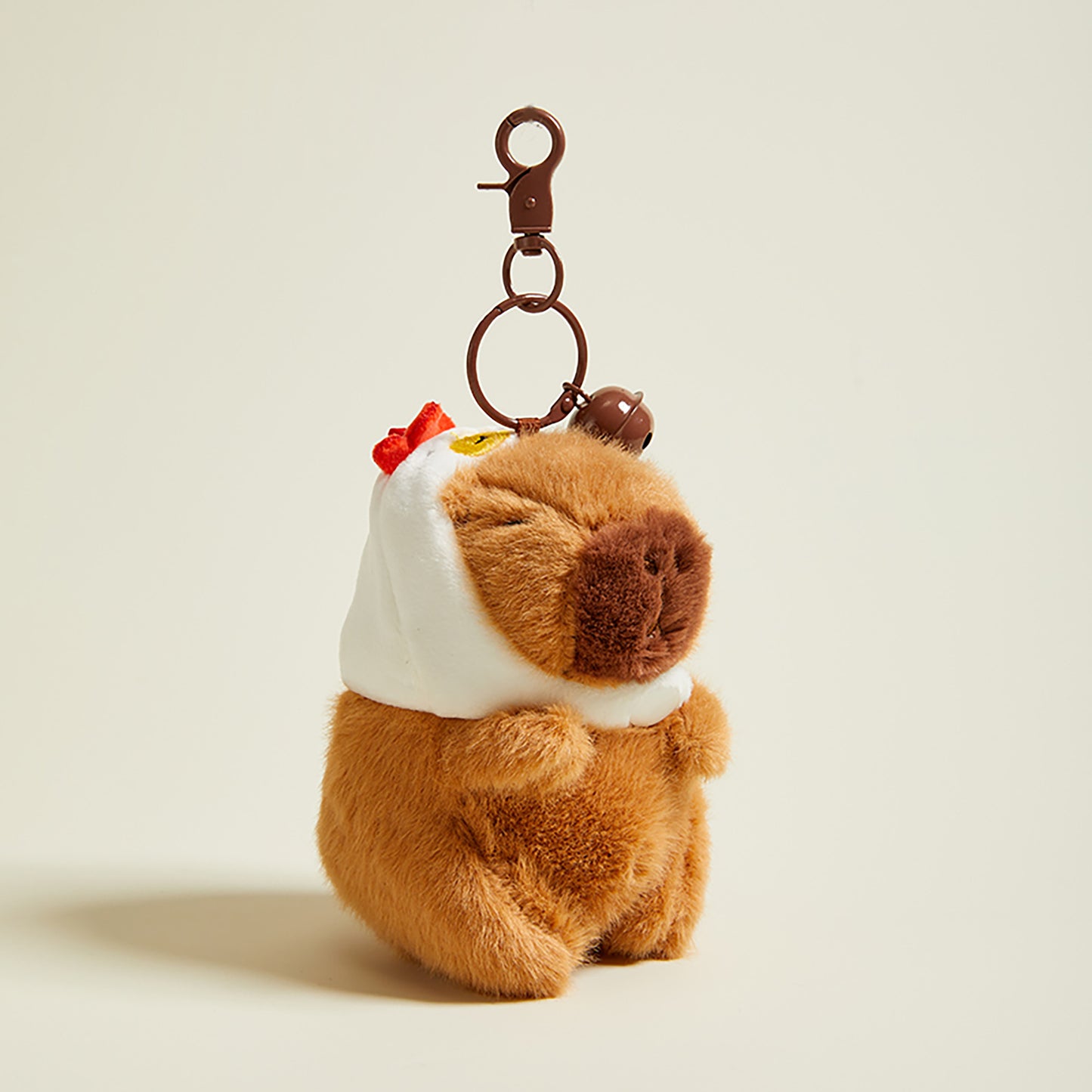 Fun Capybara Bag Charm, Plush Guinea Pig Keychain, High-End Backpack Decoration