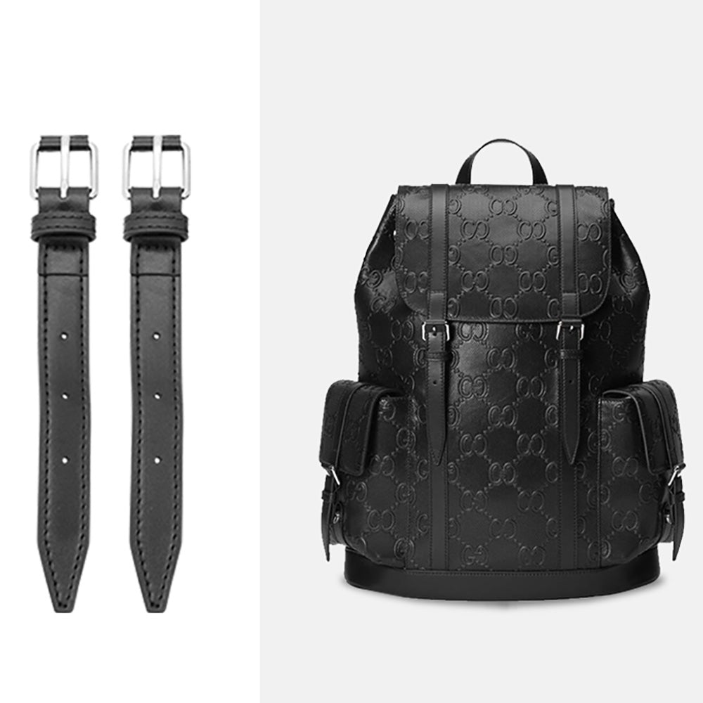 Genuine Leather Adjustable Backpack Extension Strap – Printed Design for Men’s Backpack