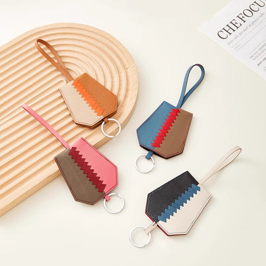 Stylish Leather Keychain U-Disk Storage Pouch – Creative Bag Pendant & Accessory