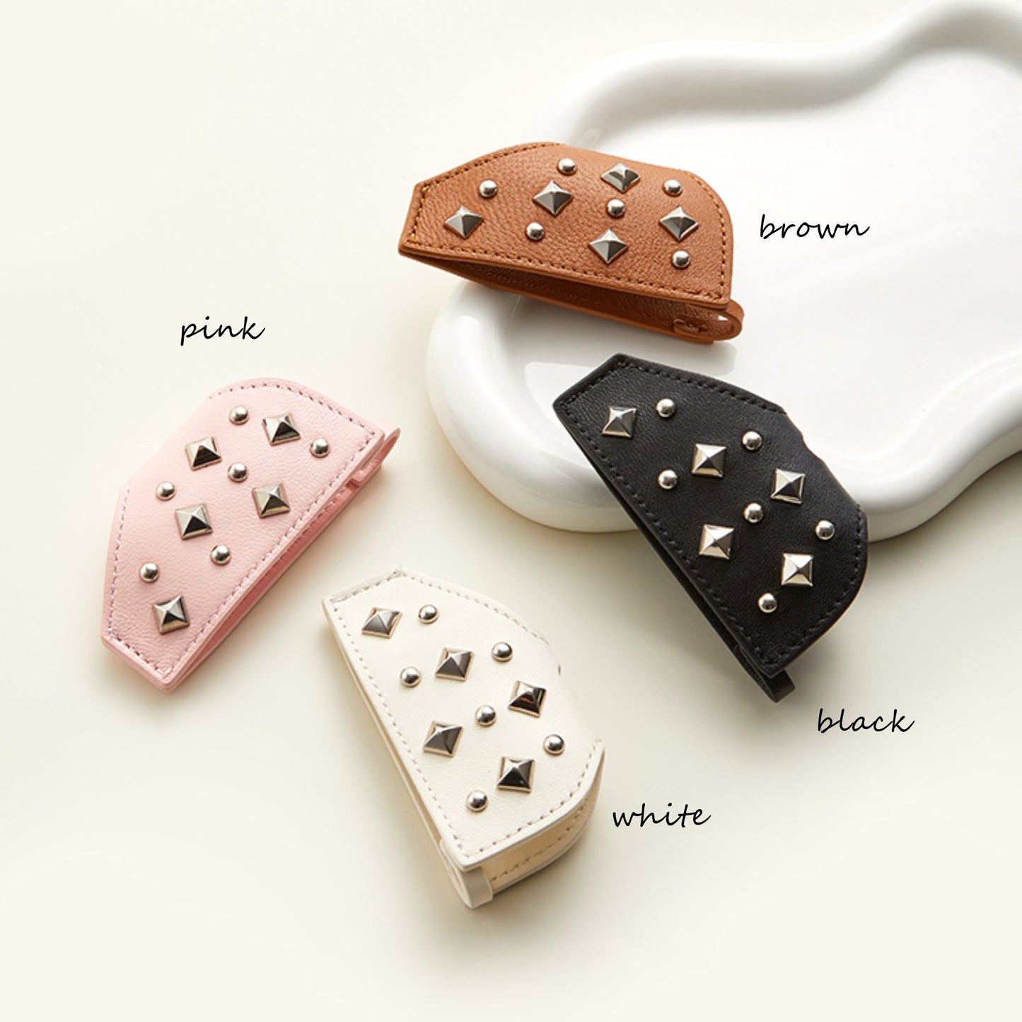 Leather Rodeo Pegase PM charm - Punk Warrior Horse Charm, Genuine Leather Horse Decor for Outerwear