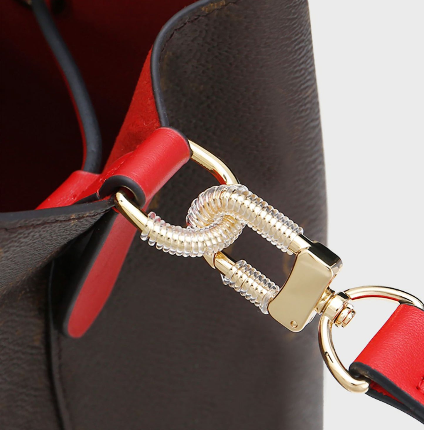 Hardware Protection Ring - Transparent Bag Accessory for Speedy 20 Shoulder Strap, Anti-Oxidation & Wear-Proof, Handmade