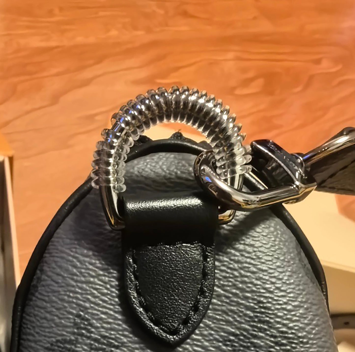 Hardware Protection Ring - Transparent Bag Accessory for Speedy 20 Shoulder Strap, Anti-Oxidation & Wear-Proof, Handmade