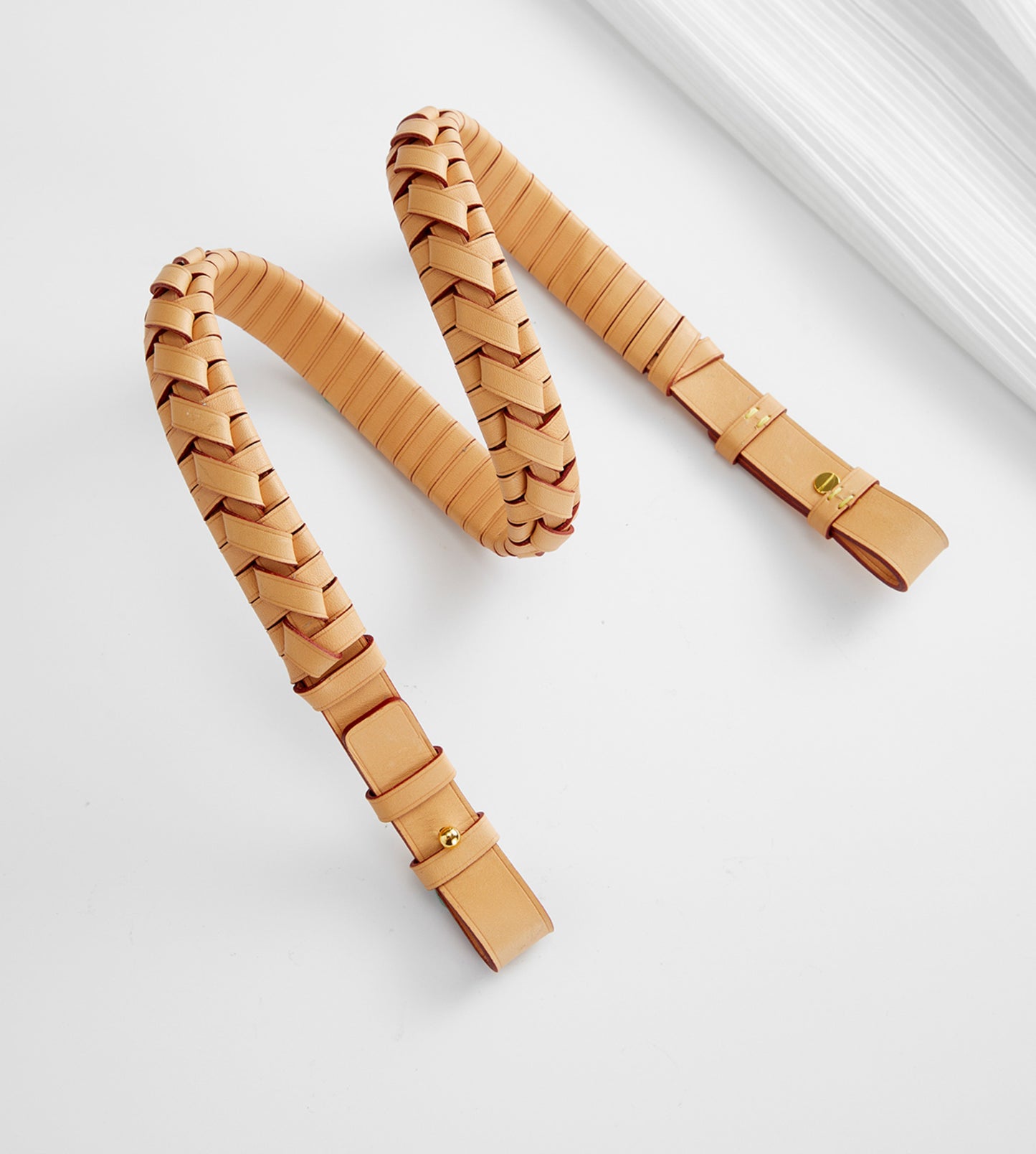 2.3cm Handmade Bag Shoulder Strap, Suitable for LV Speedy 30 Leather Strap, Bag Makeover Cowhide Woven Shoulder Strap Accessory