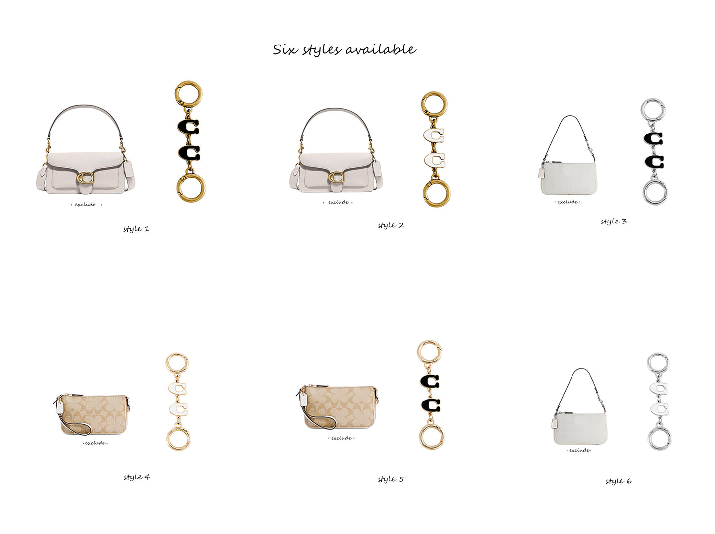 Premium Metal "C" Shaped Extension Chain for Bags – 13.6cm Length, 2cm Width, Stylish and Durable Bag Accessory