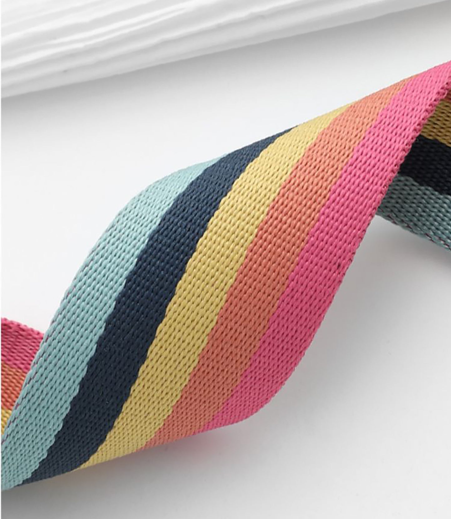 Rainbow Canvas Strap, Adjustable Replacement Crossbody Shoulder Strap,Fit in Swinger bag,Willow bag