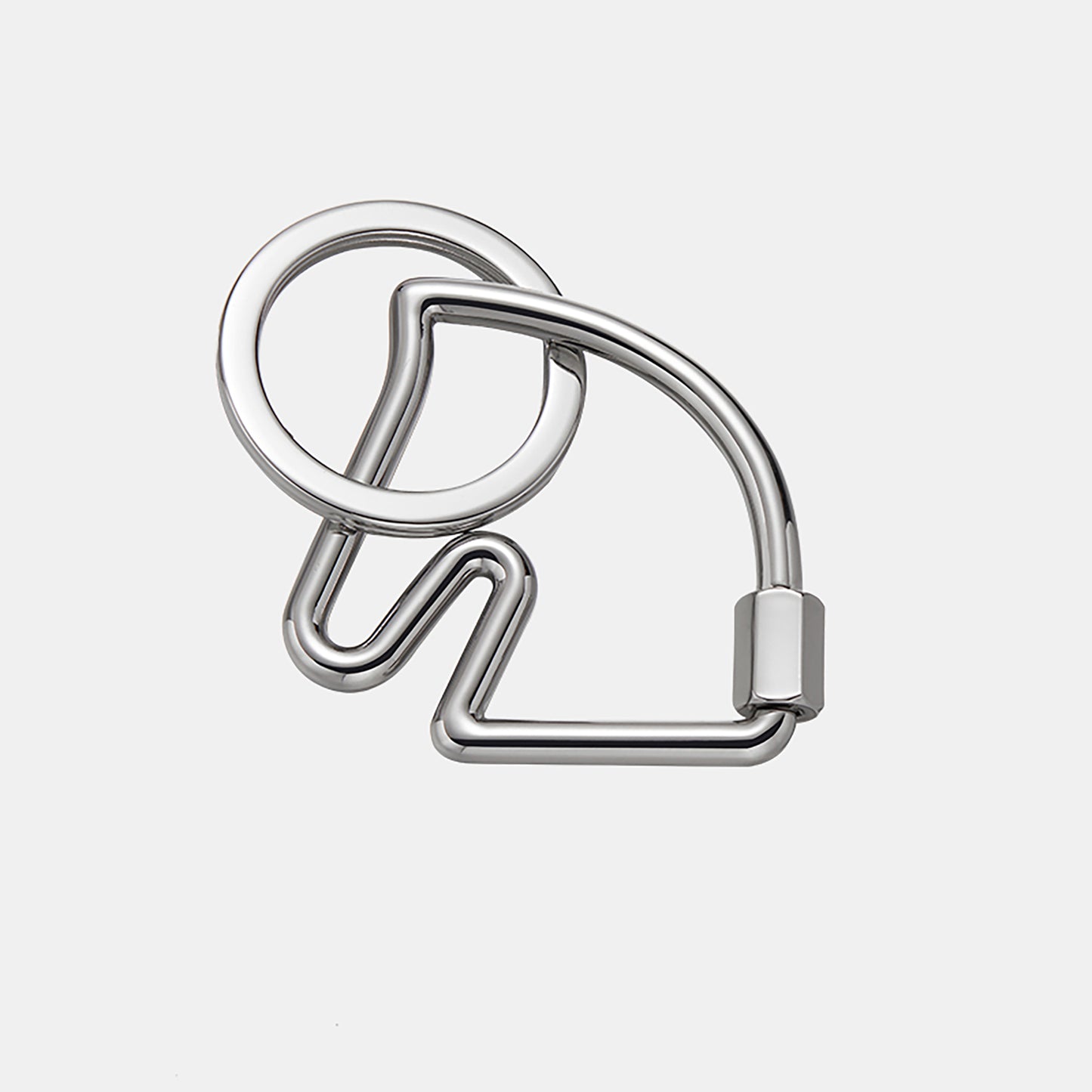 Metal Bag Pendant with Horsehead Cheval Keychain, Luxury Feeling Small Bag Charm