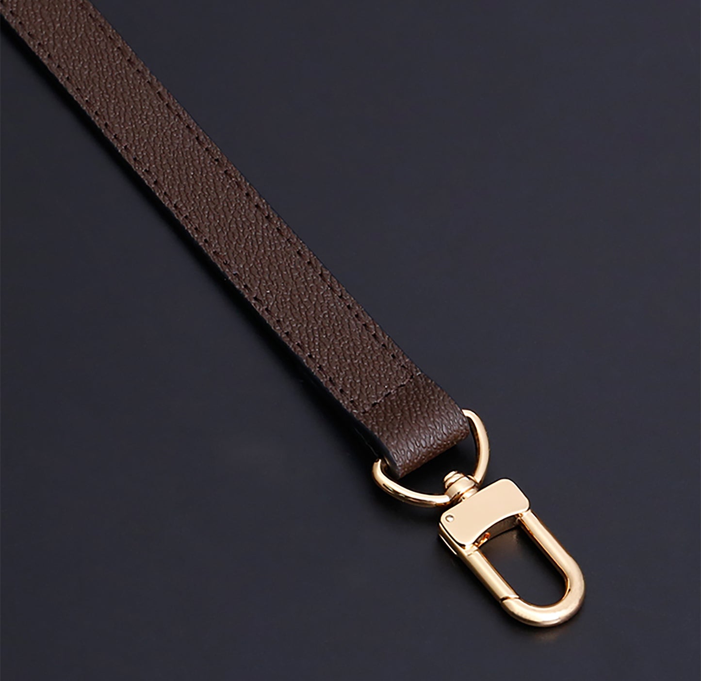 The adjustable leather strap for the bag, 1.8 cm wide crossbody replacement strap, shoulder bag strap
