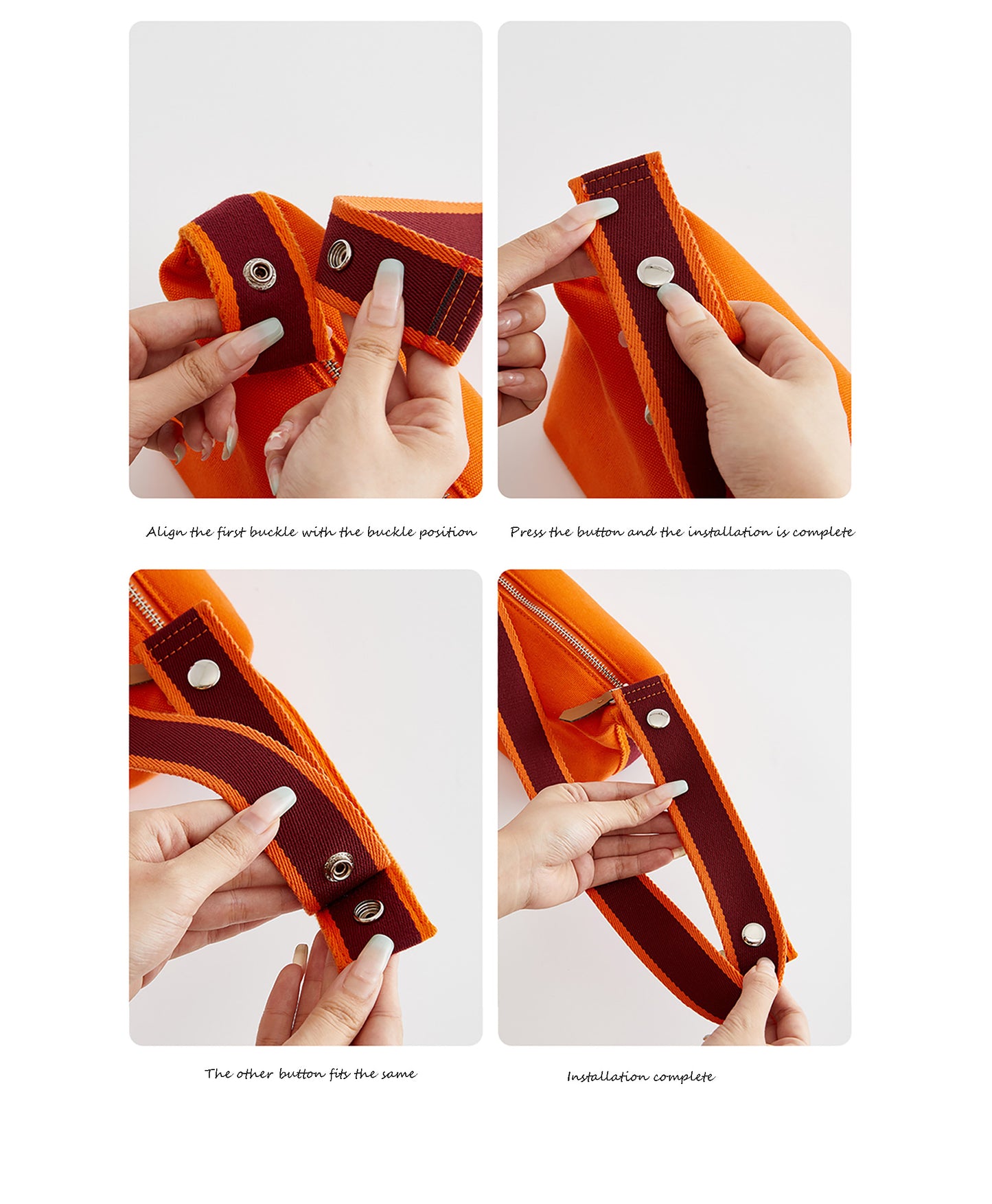 Extension Strap for Bride-a-Brac – Canvas Underarm Shoulder Strap Accessory for Toiletry Bag