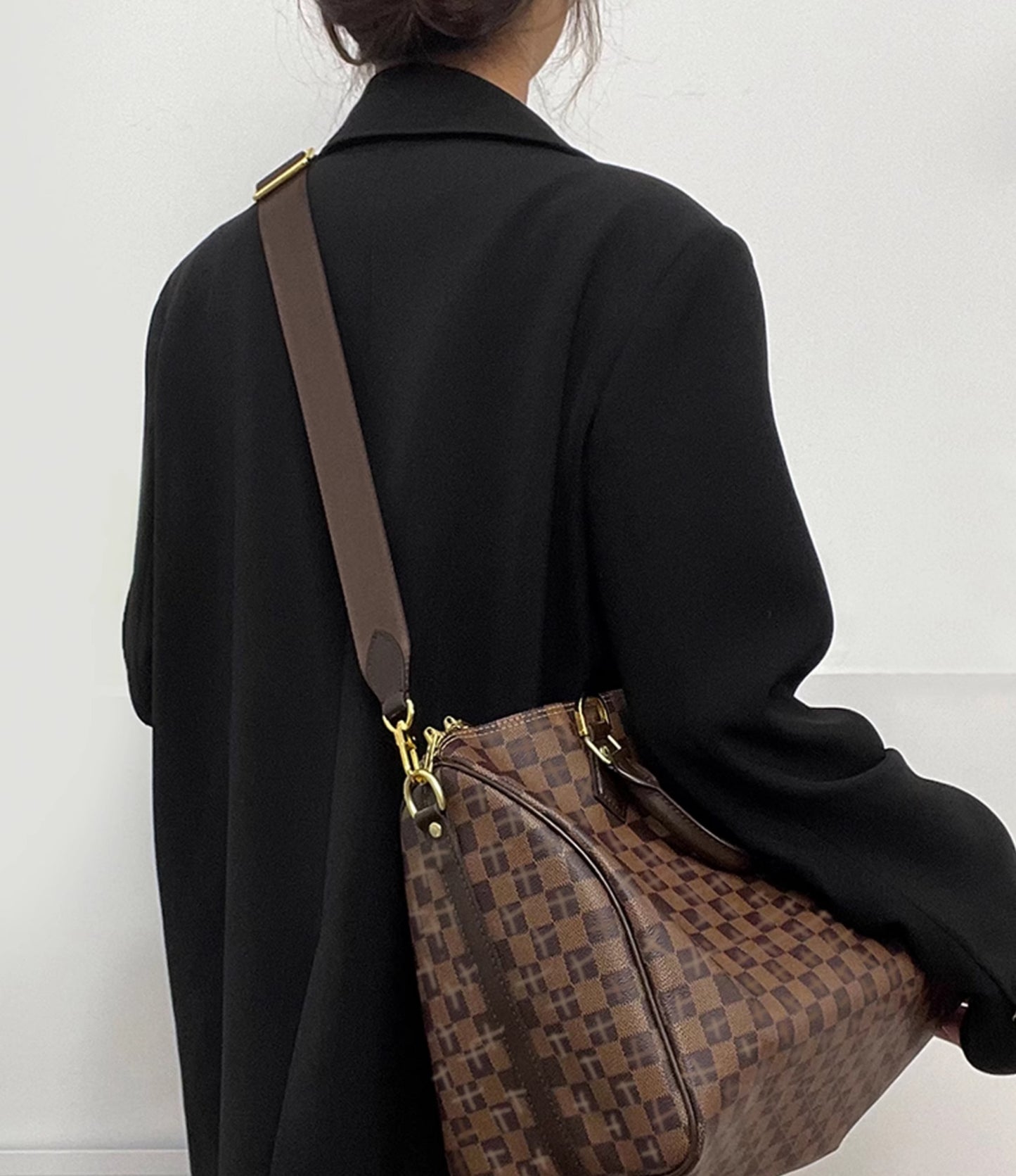 The adjustable shoulder strap for the canvas Speedy 25 bag, crossbody strap, replacement wide strap for travel bags