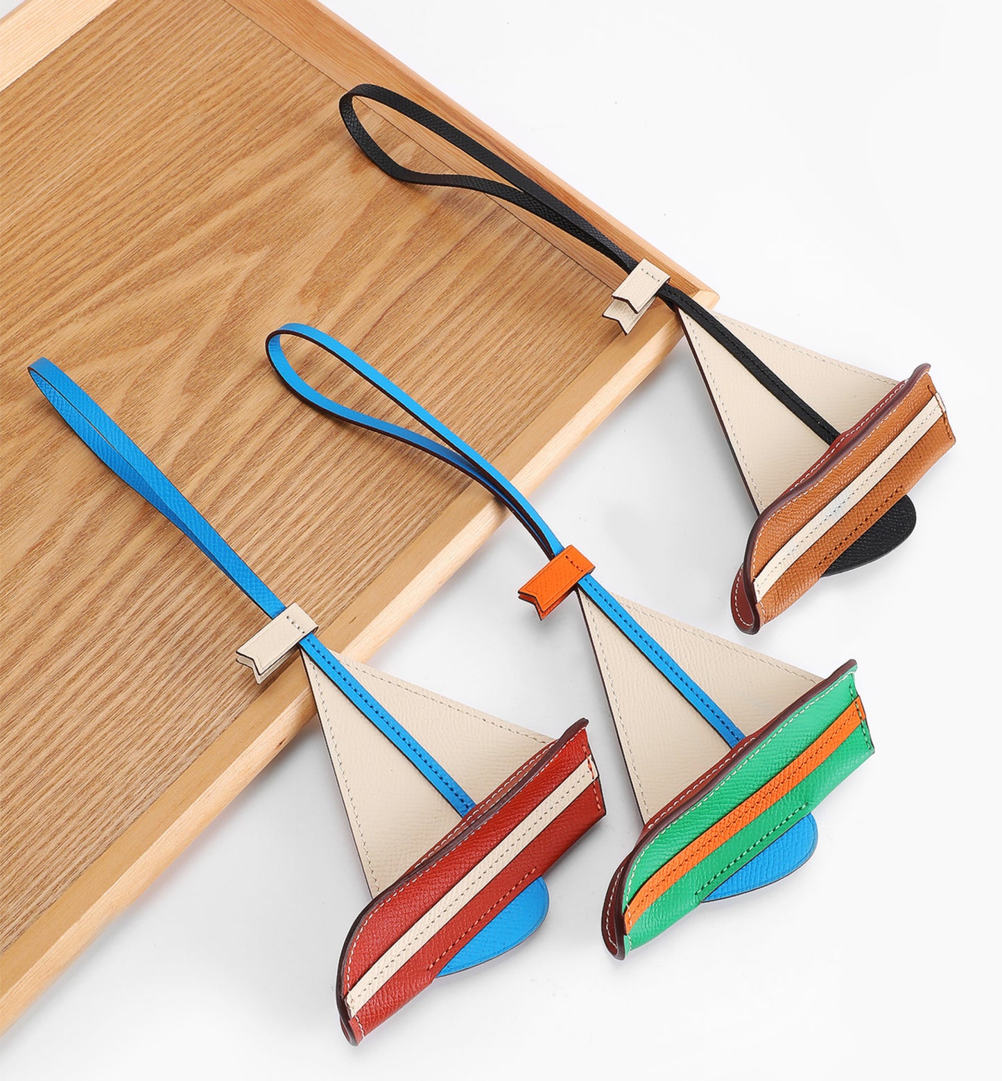 Handcrafted Leather Sailboat Bag Charm – Sail 24 Charm for Bags