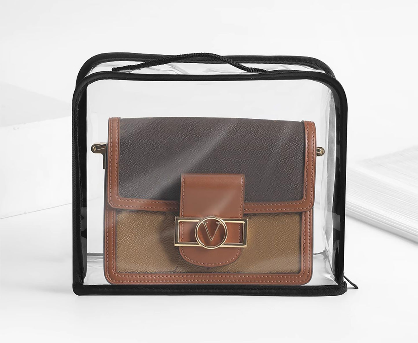 Luxury Handbag Storage System – Crystal Clear Dustproof Case with Humidity Control & Shape Retention