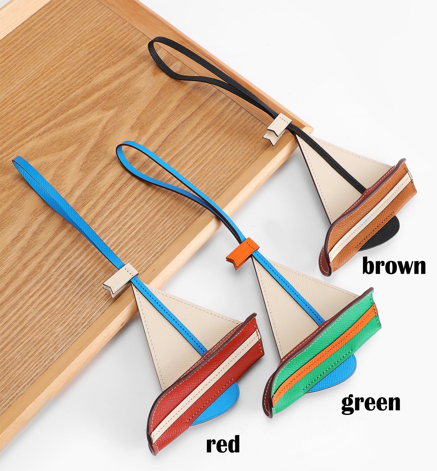 Handcrafted Leather Sailboat Bag Charm – Sail 24 Charm for Bags