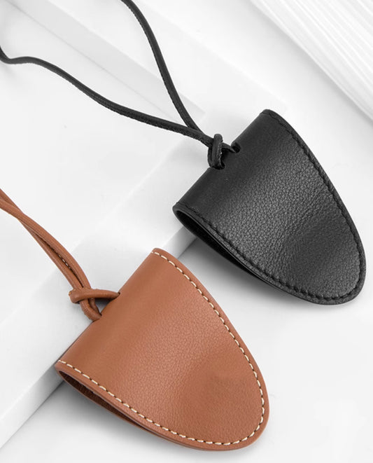 Fashionable Leather Anti-theft Bag Clip and Handmade Glasses Clip Accessories for Stylish Bags