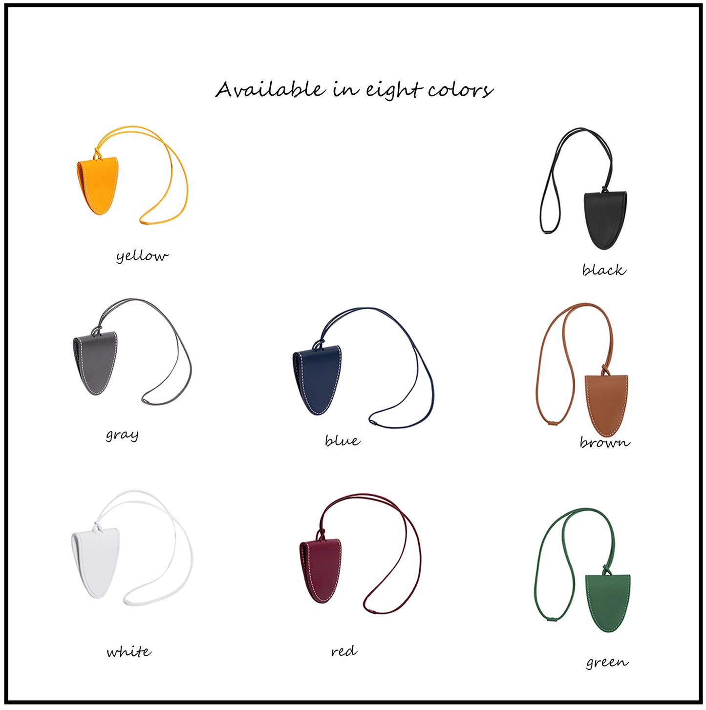 Fashionable Leather Anti-theft Bag Clip and Handmade Glasses Clip Accessories for Stylish Bags