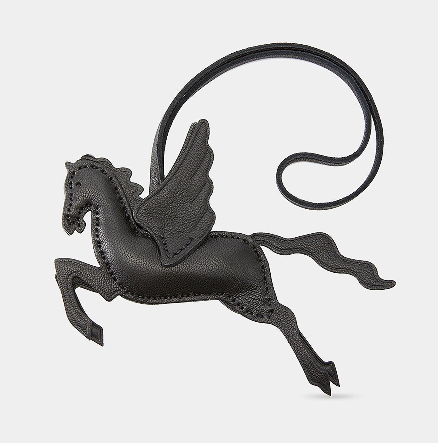 Suitable for  kelly bag strap,bolide bag,small horse charm, flying horse handmade stitched lambskin bag pendant accessory