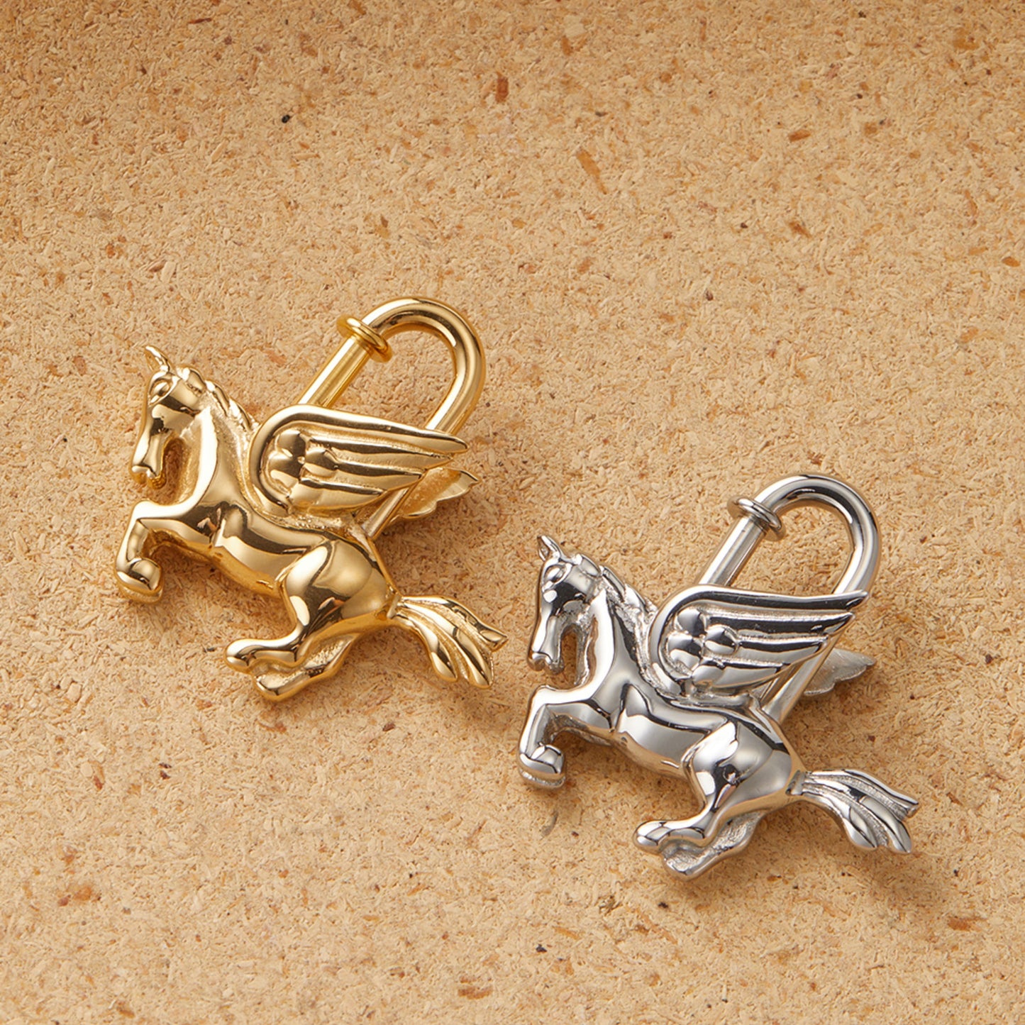 High-End Animal Stainless Steel Charm, Lock Pendant Style – Suitable for Kelly and Birkin Bags