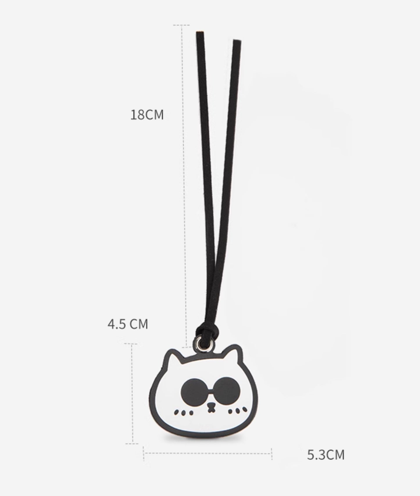 Pliage Energy Bag Pendant Cowhide Cat Charm Luxury Leather Decorative Accessory,Fat Cat Style Bag Pendant