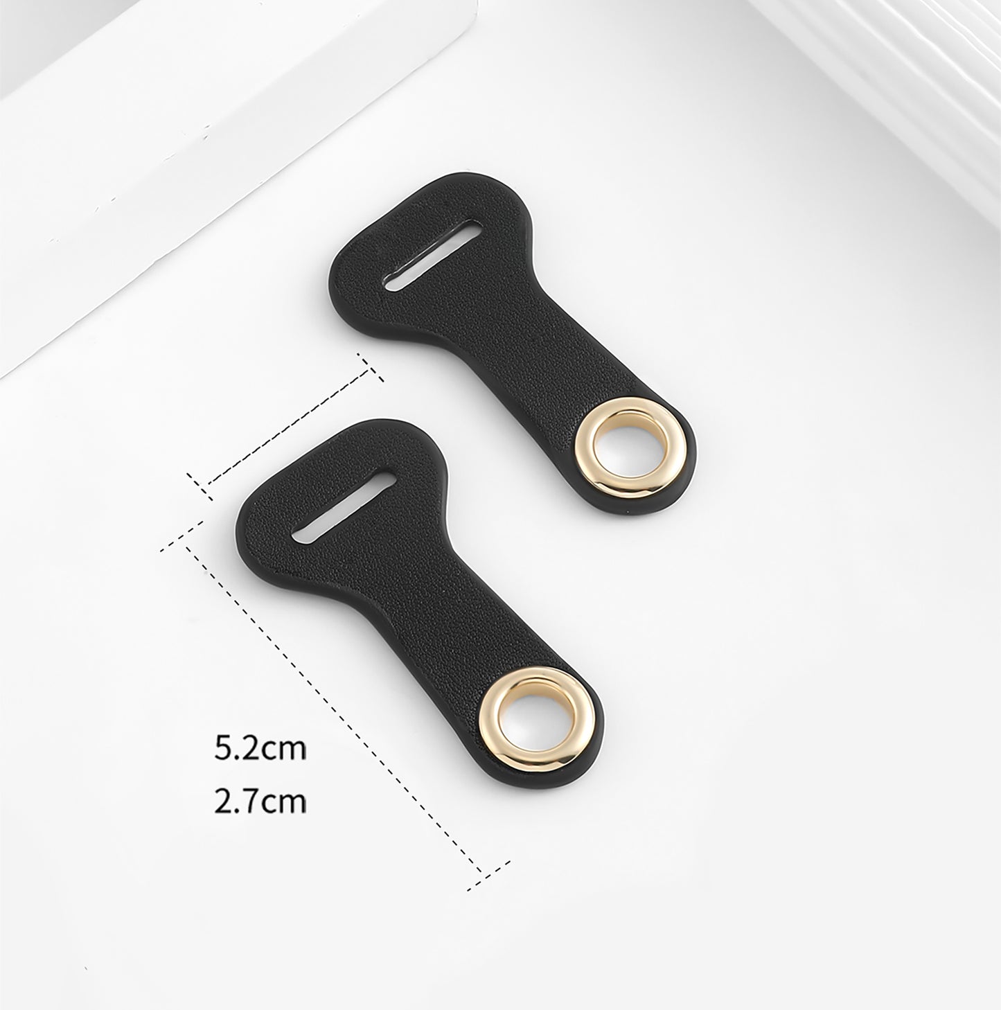 Luxury Leather Bag Accessories - Including Anti-abrasion Protectors and Premium Detachable Chains