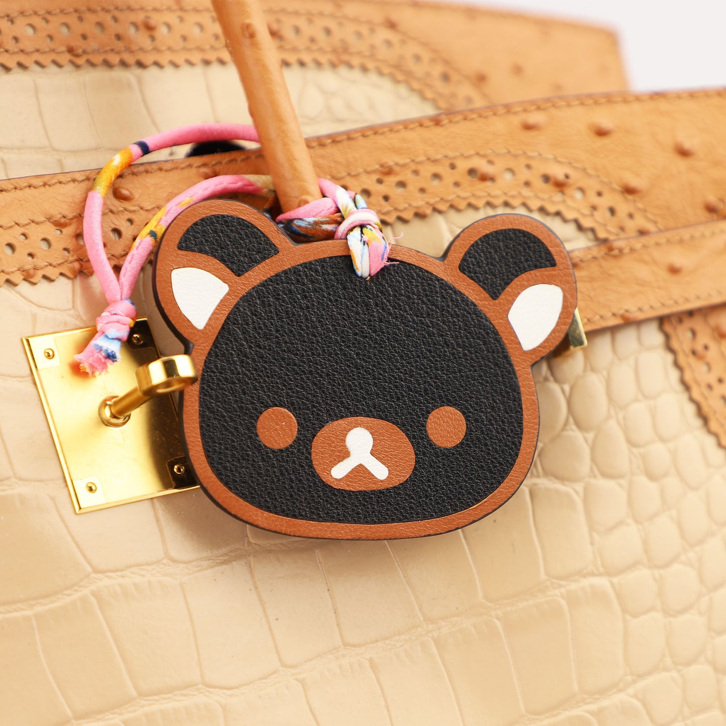 Handmade Real Leather animal Charm - Premium Leather Purse Charm - Hand-Stitched Designer-Inspired Keychain,Pet bag charm,Small leather goods