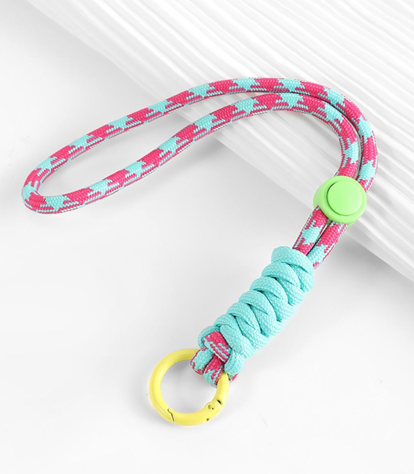Paracord Lanyard Keychain, Cell Phone Keychain Rope Wrist Lanyards Braided Strap,Longchamp mini bag strap, hand-woven colorful rope pendant, hand strap keychain accessory.