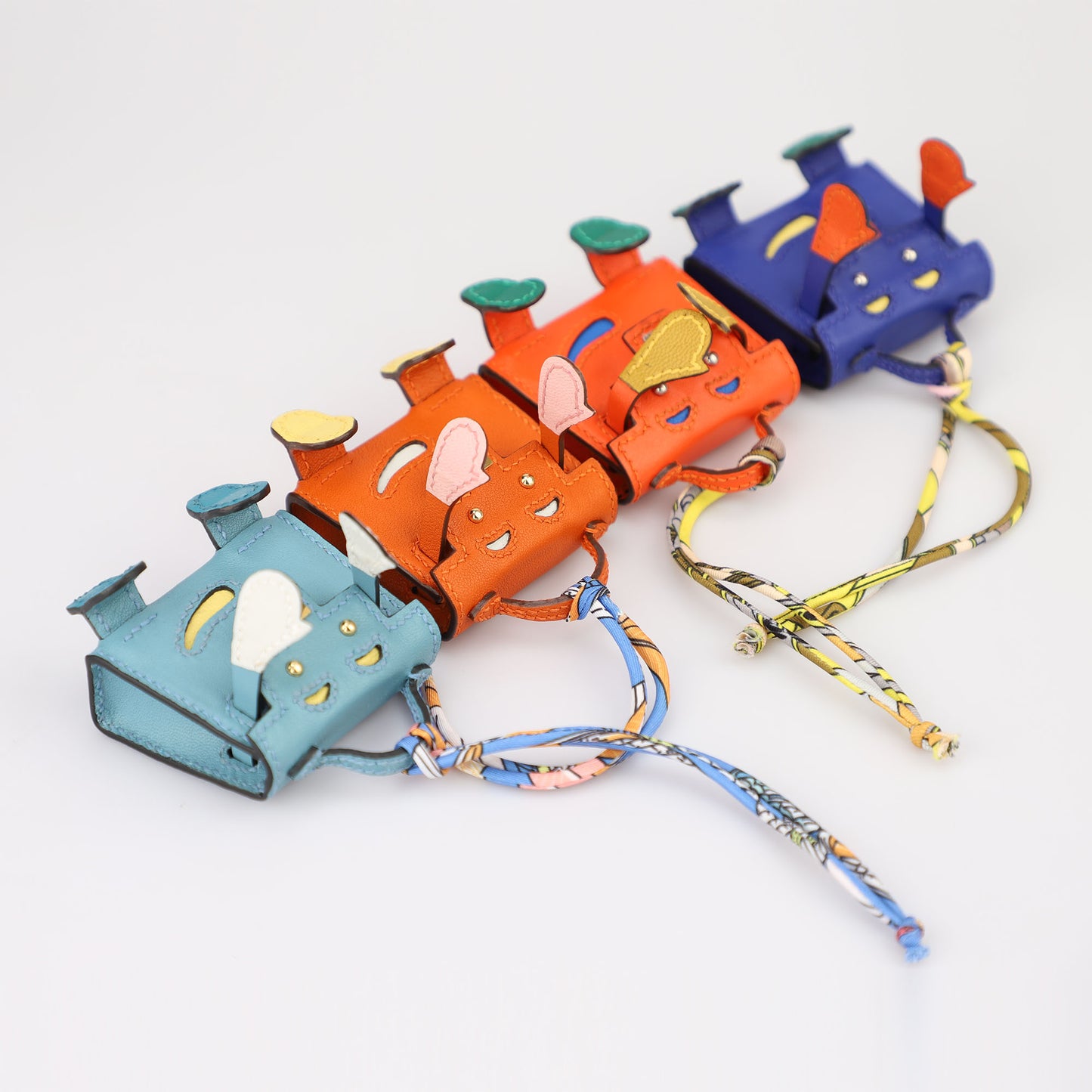 Kelly Dole charm gold, gold and silver buckle, Kelly doll,2023 New Model Kelly Doll Leather Patchwork Bag Keychain