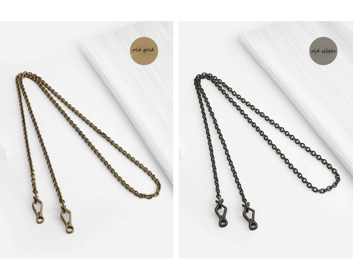 Chain accessory suitable for crossbody bags, underarm crossbody chain replacement, metal material shoulder bag chain