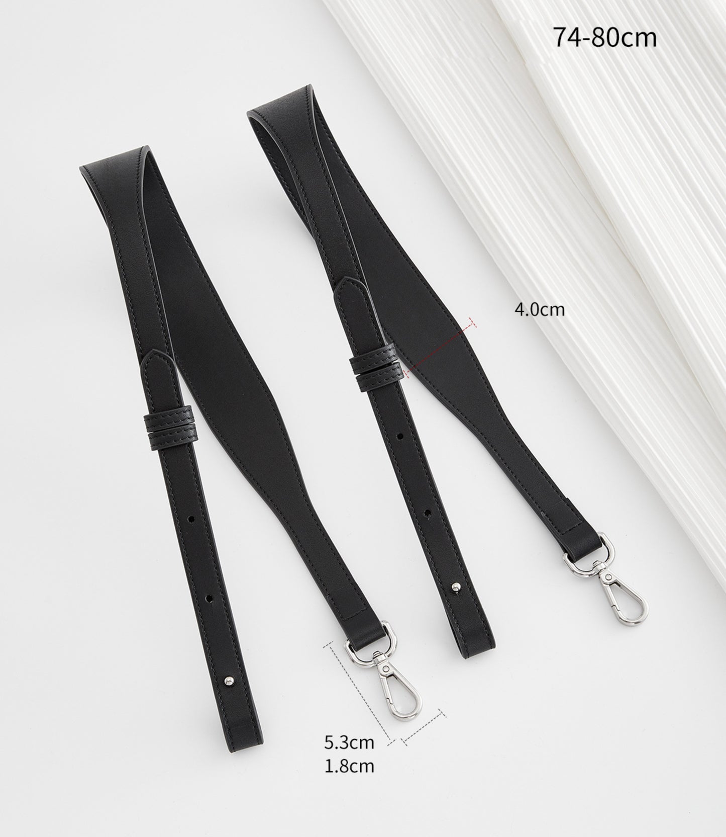 Handmade Genuine Leather Backpack Straps with Adjustable Length and Pressure-Reducing Shoulder Pads