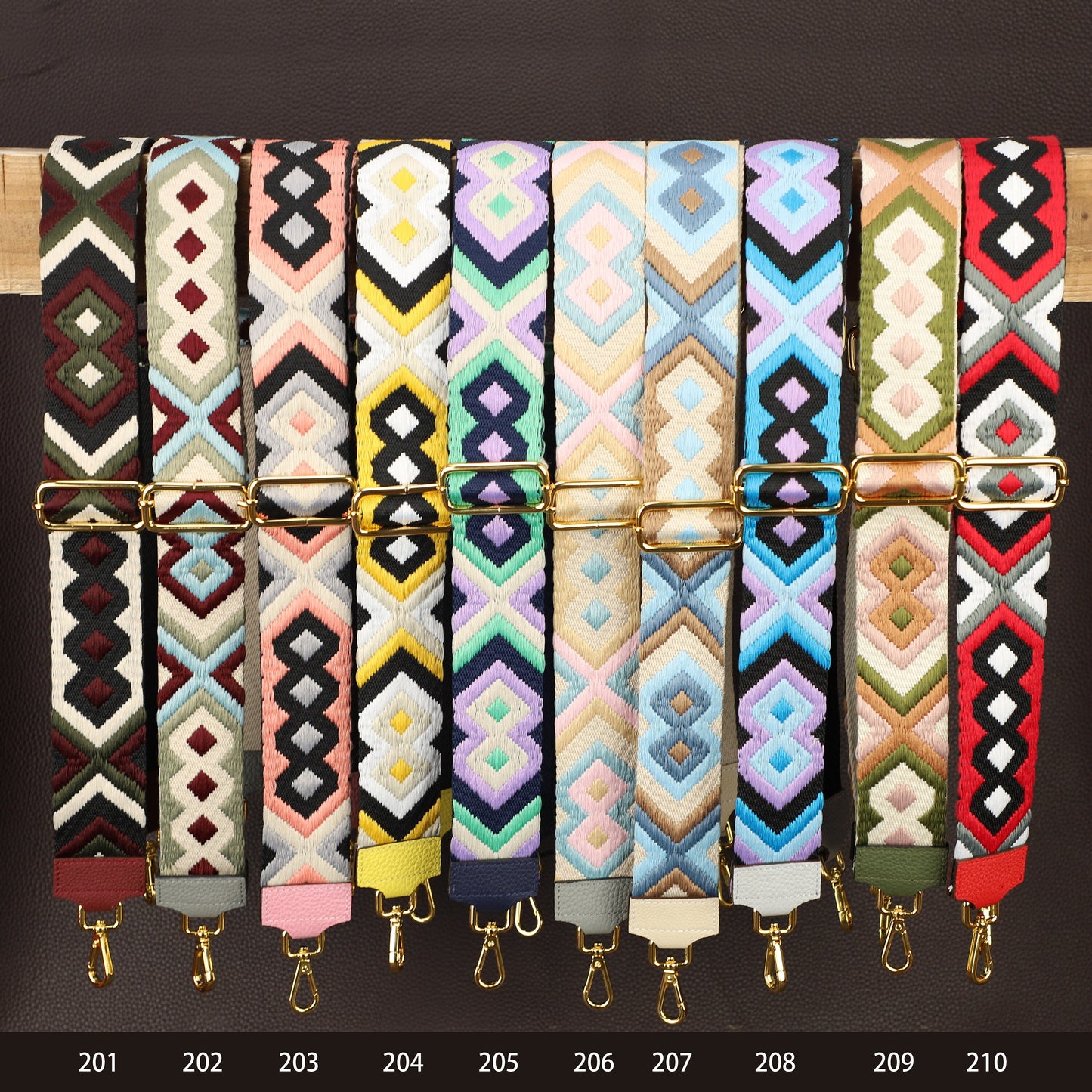 Retro Boho Patterned Strap for Bags, Wide Strap Shoulder Strap, camera bag straps, Fabric Bag Strap,crossbody strap,adjustable strap